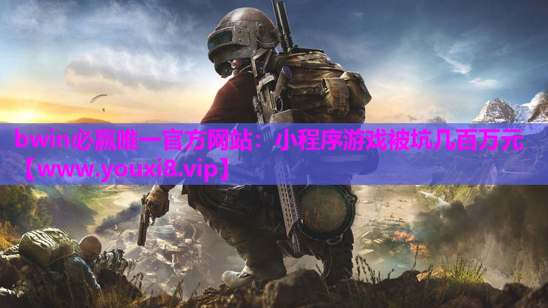 bwin必赢唯一官方网站：小程序游戏被坑几百万元