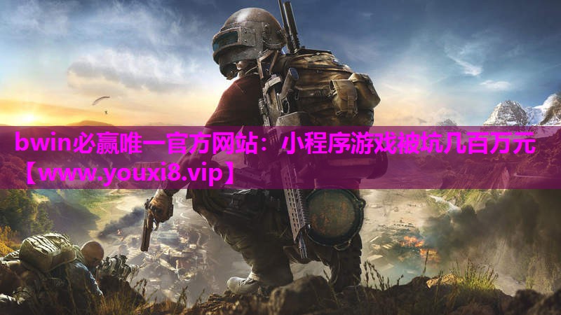 小程序游戏被坑几百万元